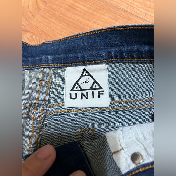 UNIF Distressed Ankle Skinny Denim Jeans Women’s 29 - Picture 5 of 12